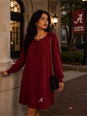 Gameday Couture NWT University of Alabama Dress Red Large